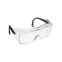 3M (formerly Aearo) 12166-00000 3M OX 2000 Series Safety Glasses With Black Frame And Clear Polycarbonate Anti-Fog Lens